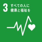 SDGsアイコン3 すべての人に健康と福祉を